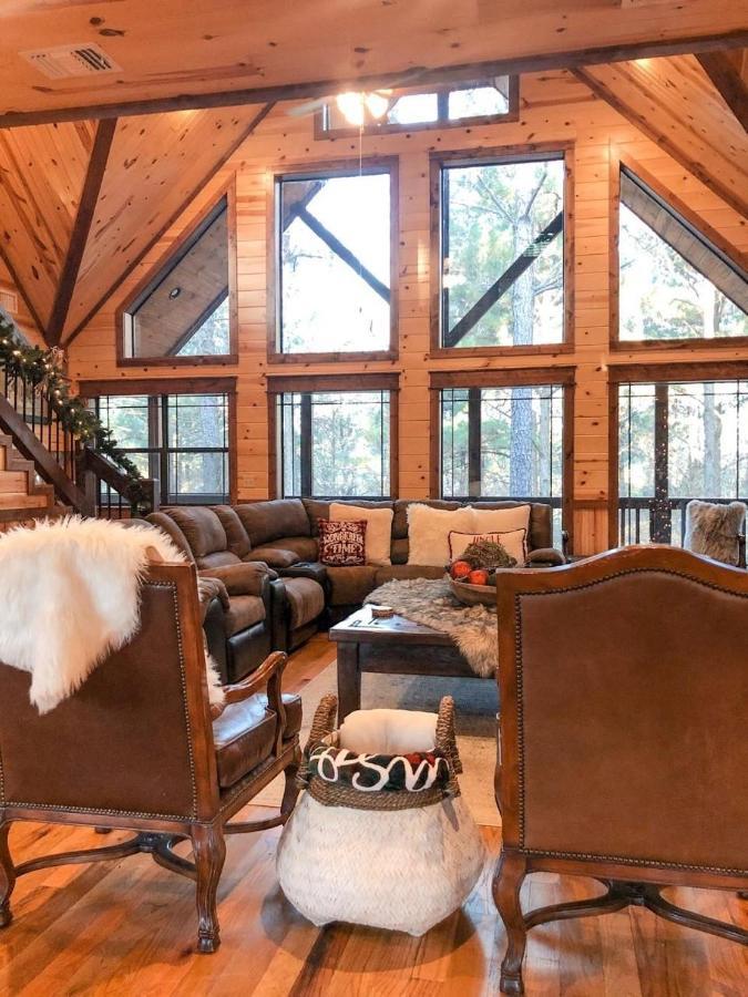 Stone Mountain Lodge 5000Sqft 6 Bed Game Room Pool Table Hot Tub Broken Bow Exterior photo