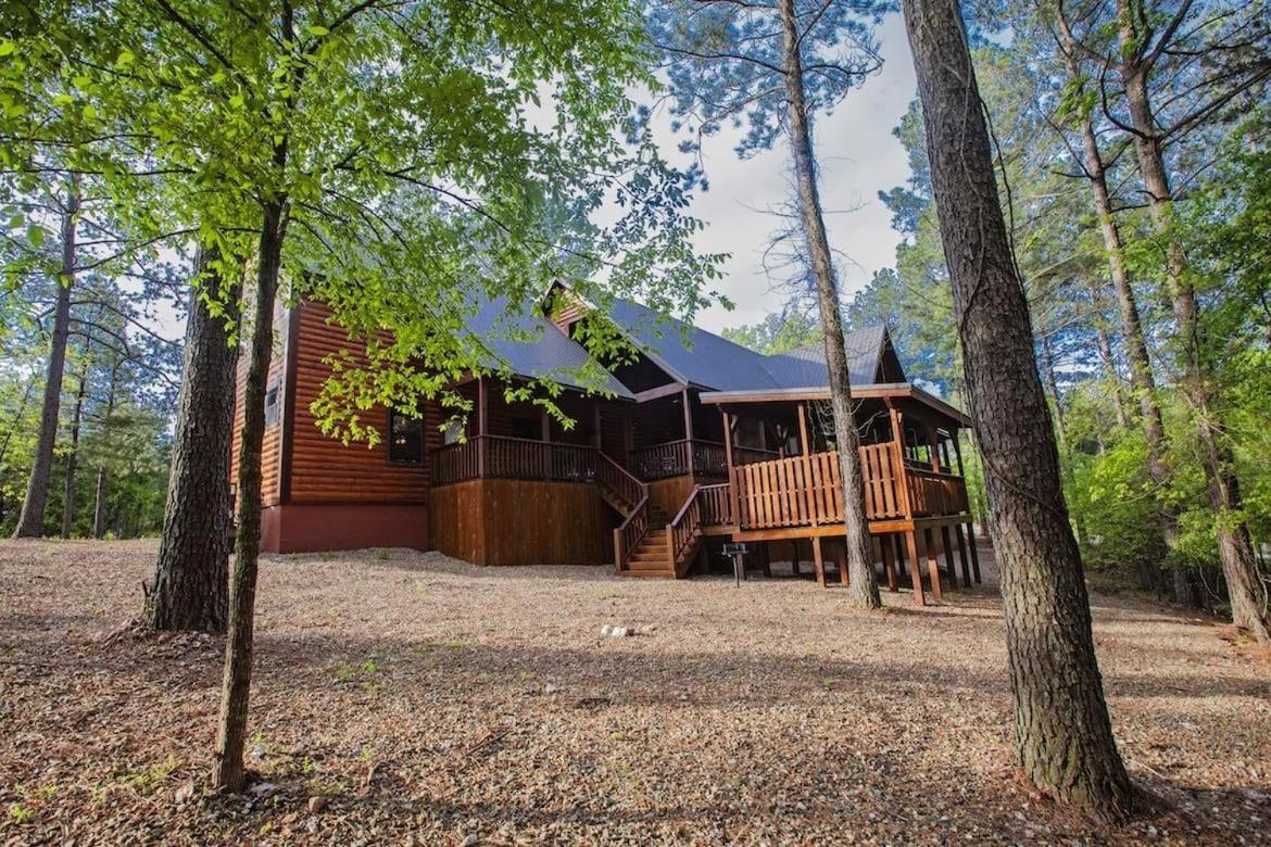 Stone Mountain Lodge 5000Sqft 6 Bed Game Room Pool Table Hot Tub Broken Bow Exterior photo